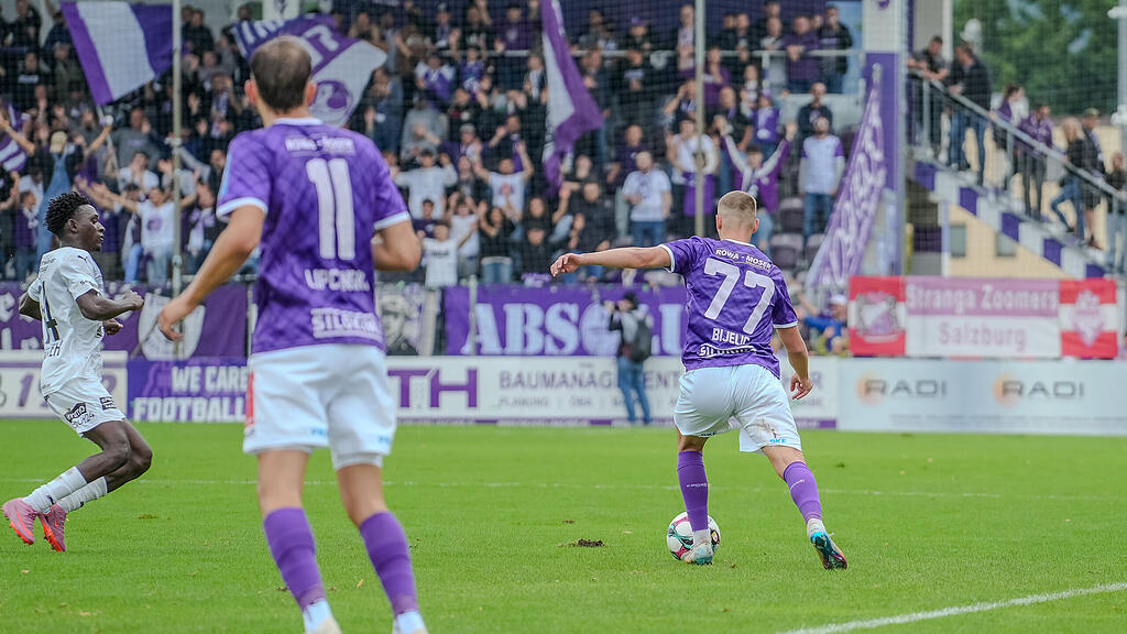 2. Liga: Austria Salzburg gegen Amstetten