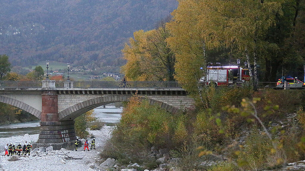 Bad Reichenhall, Saalach, Luitpoldbrücke