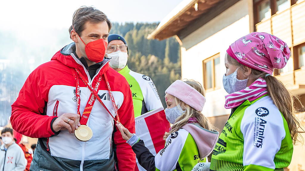 Olympia: Gold-Empfang von Matthias Mayer