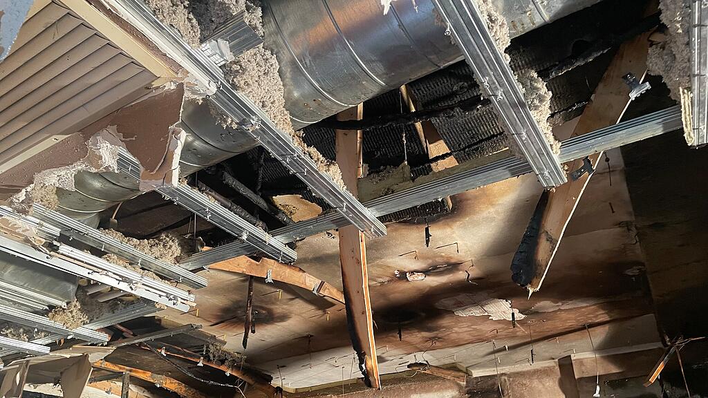 Kaprun: Brand in Pizzeria