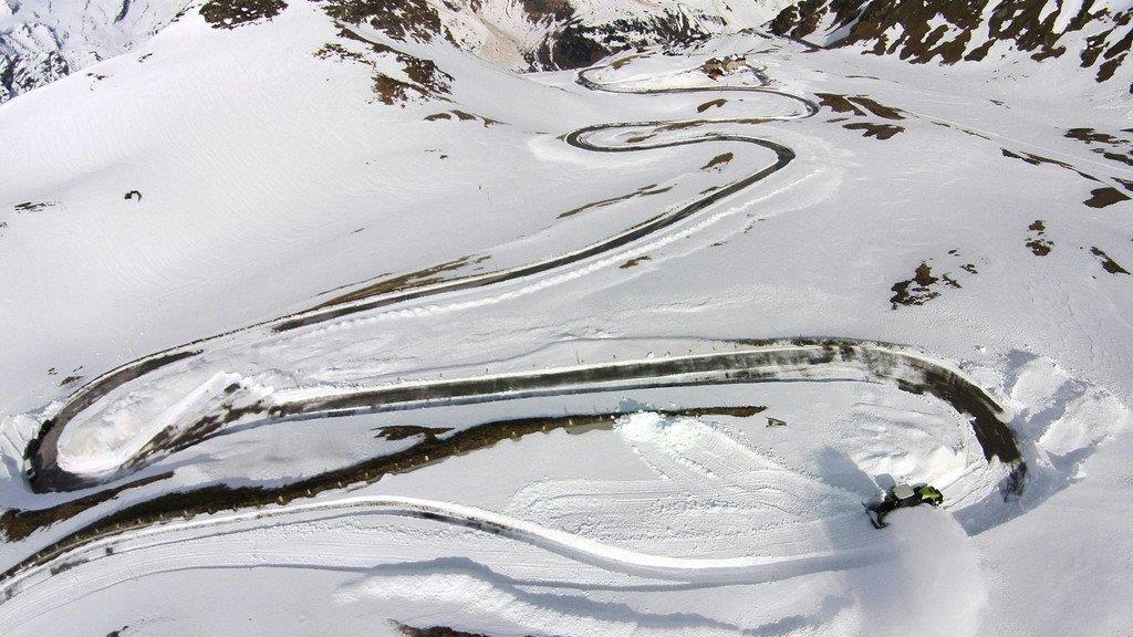 Schneeräumung am Großglockner