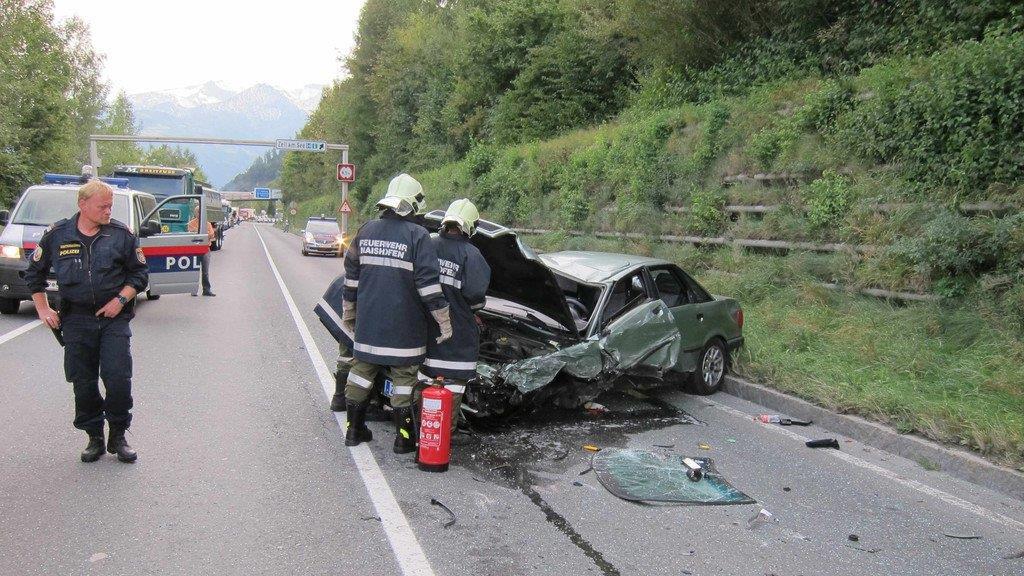Bilder vom Frontalcrash