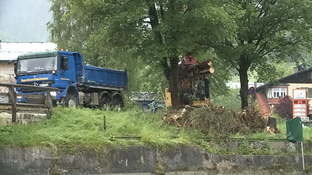 Markschellenberg: Häuser gefährdet