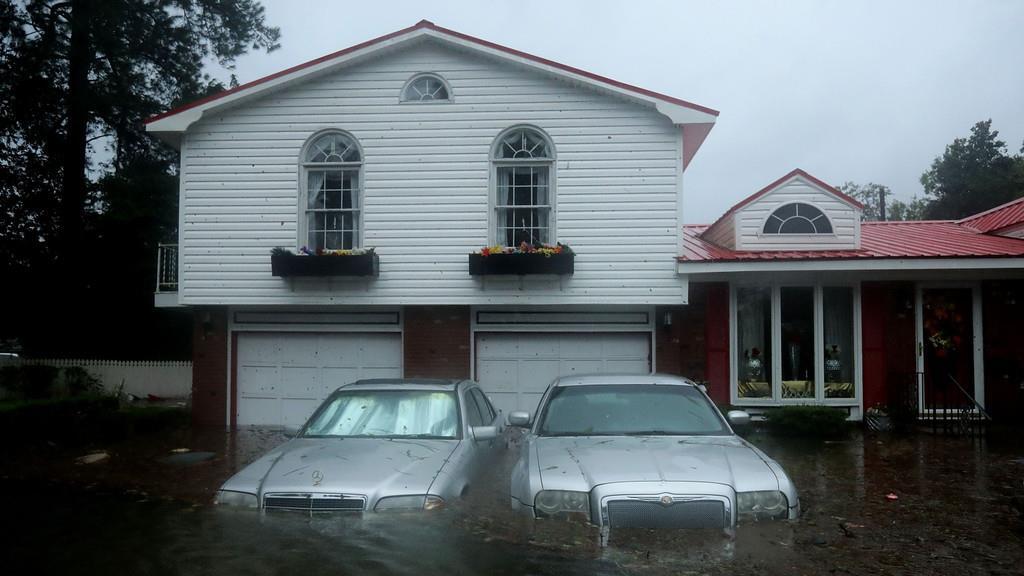Hurrikan "Florence" trifft auf US-Ostküste