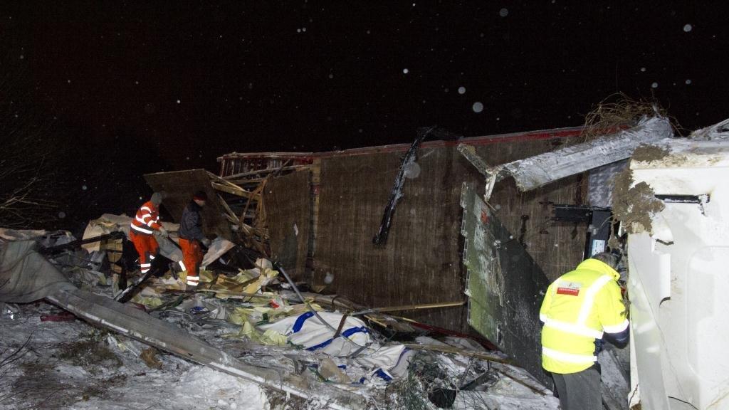Lkw-Unfall auf der A7