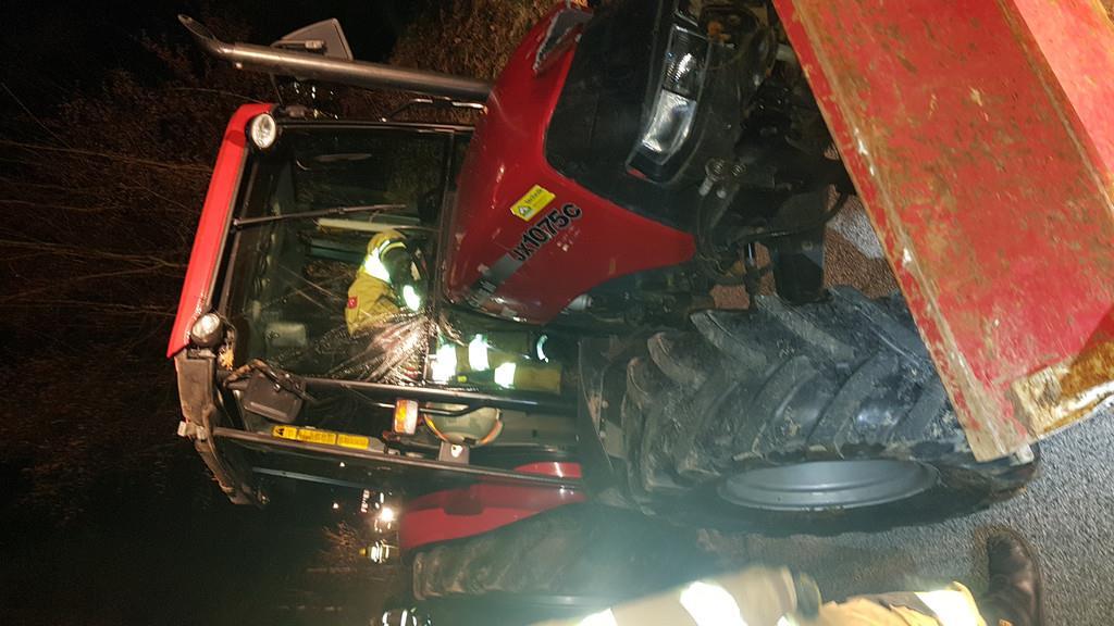 Traktorabsturz in Adnet