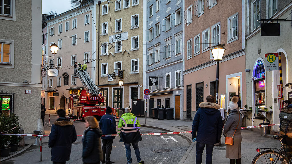 Steinschlag in der Gstättengasse