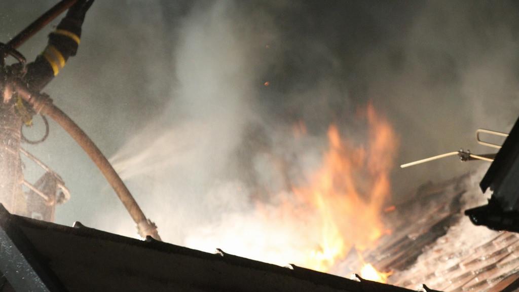 Großbrand in Burgkirchen