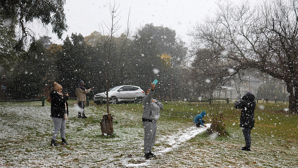 Schnee in Johannesburg