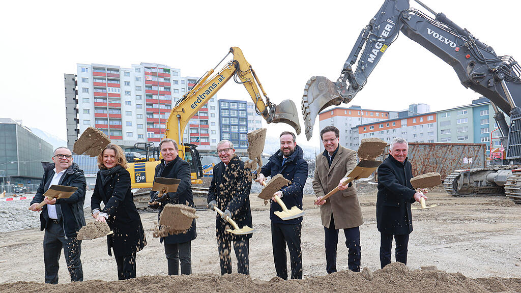 Spatenstich LDZ beim Hauptbahnhof