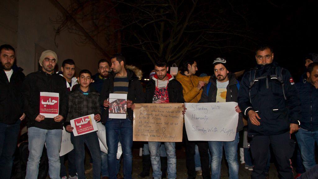 Gedenk-Demonstration für Aleppo in Salzburg I