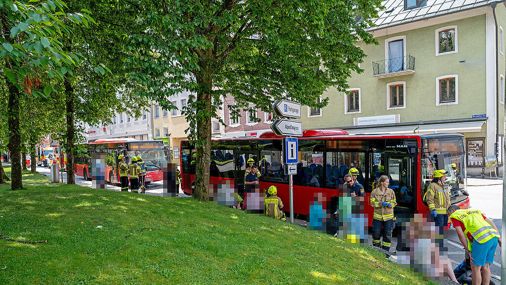Bus-Unfall in Berchtesgaden