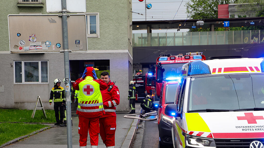 Brand in Lokal in der Stadt Salzburg