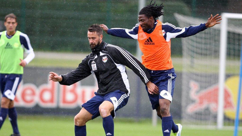 Die "Neuen" beim Training