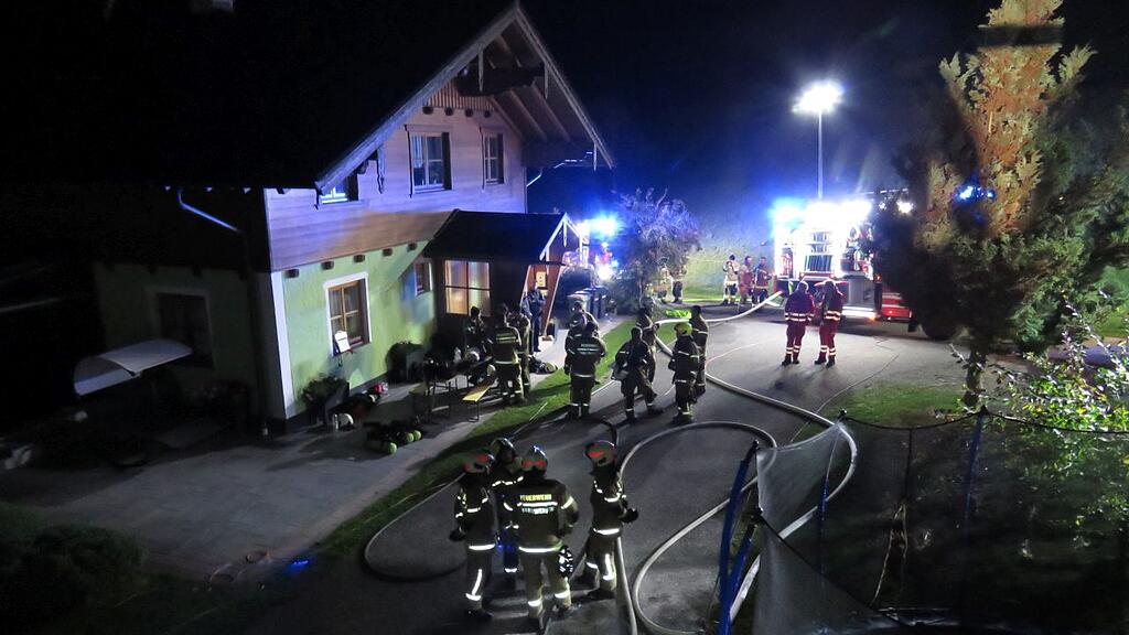 Wohnhausbrand in Pfarrwerfen