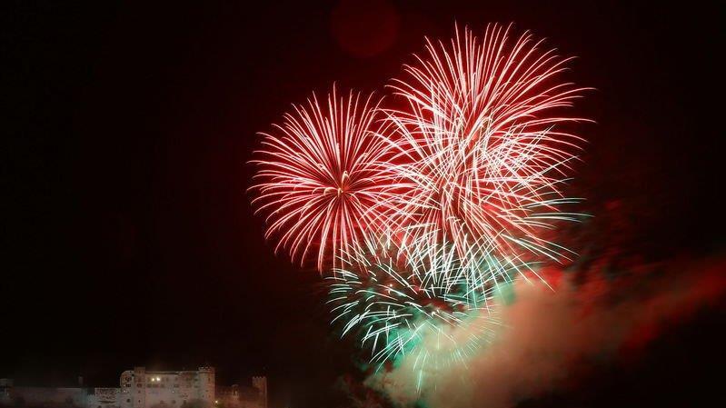 Großes Feuerwerk