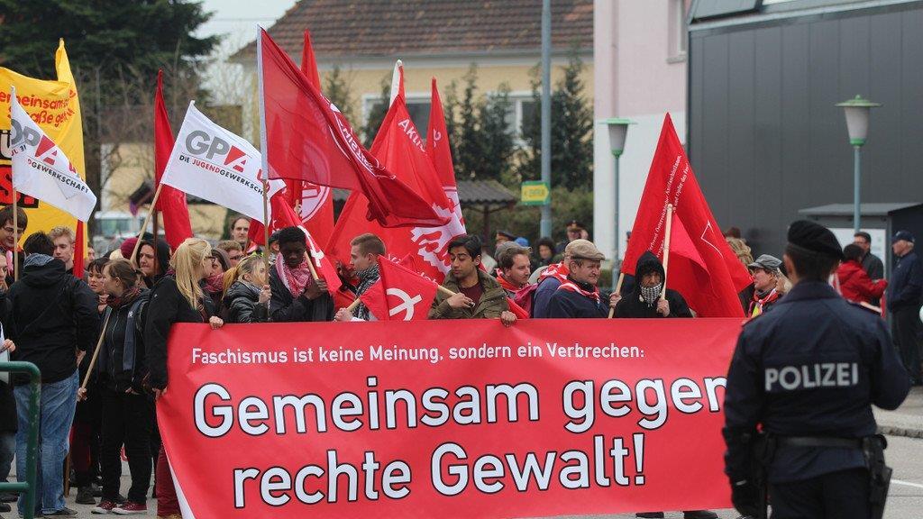 Demo gegen Rechts in Braunau