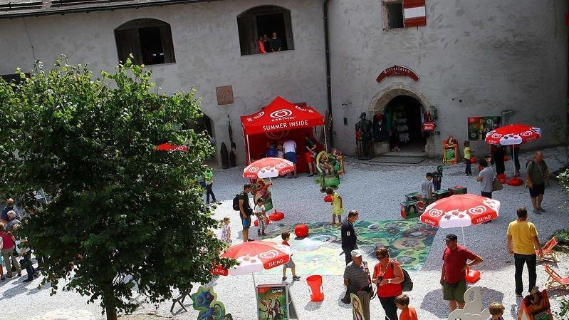 Falkenshow auf Burg Hohenwerfen