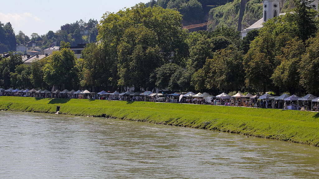 Blick in die Salzachgalerien