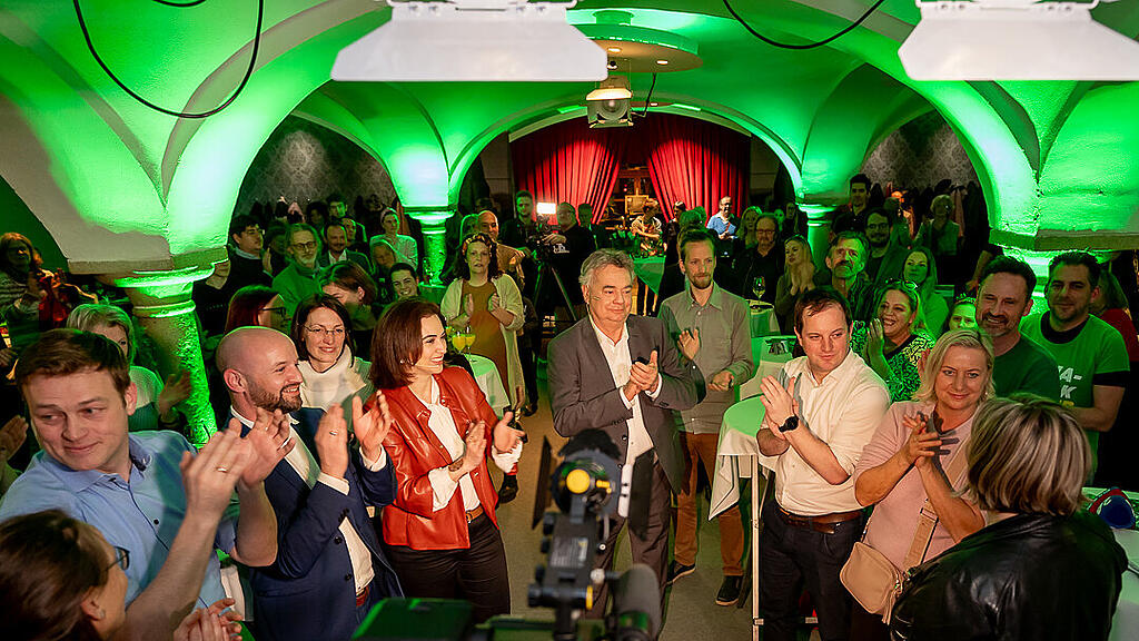 Die Gru\u0308nen - Wahlkampf-Abtakt der Bu\u0308rgerliste