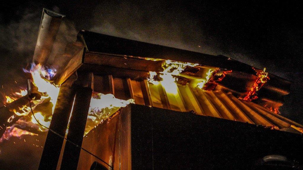 Großbrand in Weng