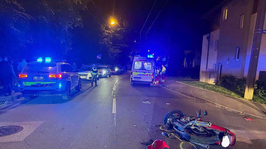 Motorrad contra Pkw Aigen