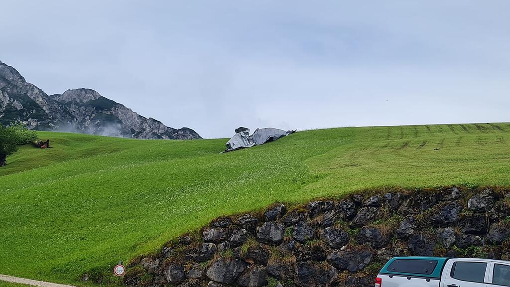 Unwetter-Einsatz St. Martin bei Lofer