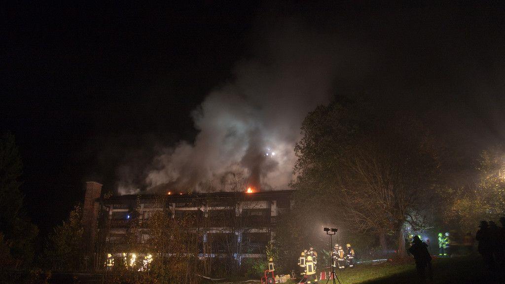 Hotelbrand in Bischofswiesen