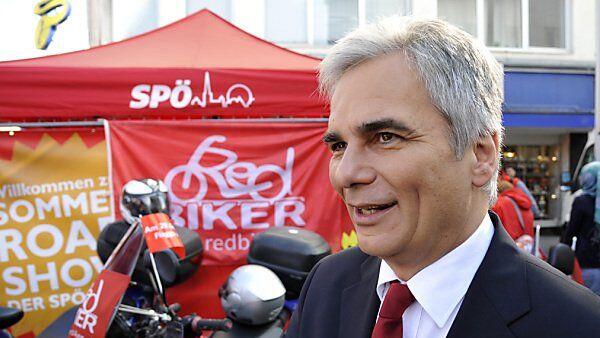 SPÖ-Wahlkampfveranstaltung mit Faymann