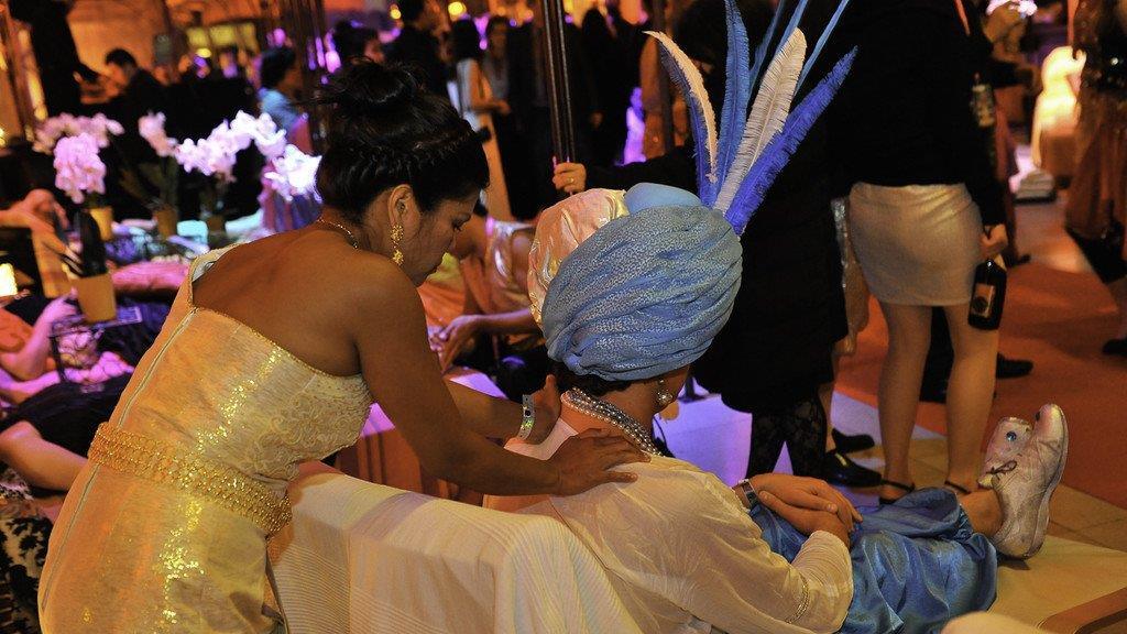 Beim Life Ball im Rathaus