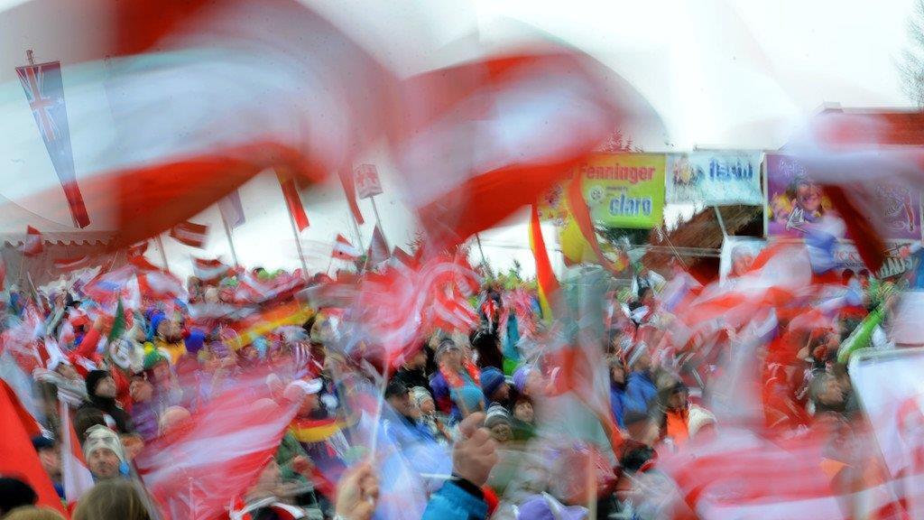 Fanstimmung in Schladming