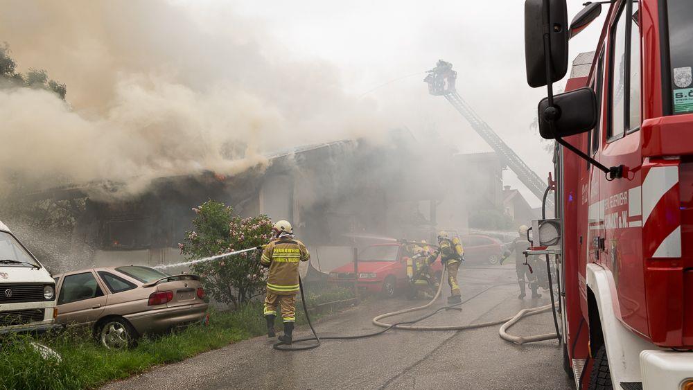 Haus in Neumarkt in Flammen I