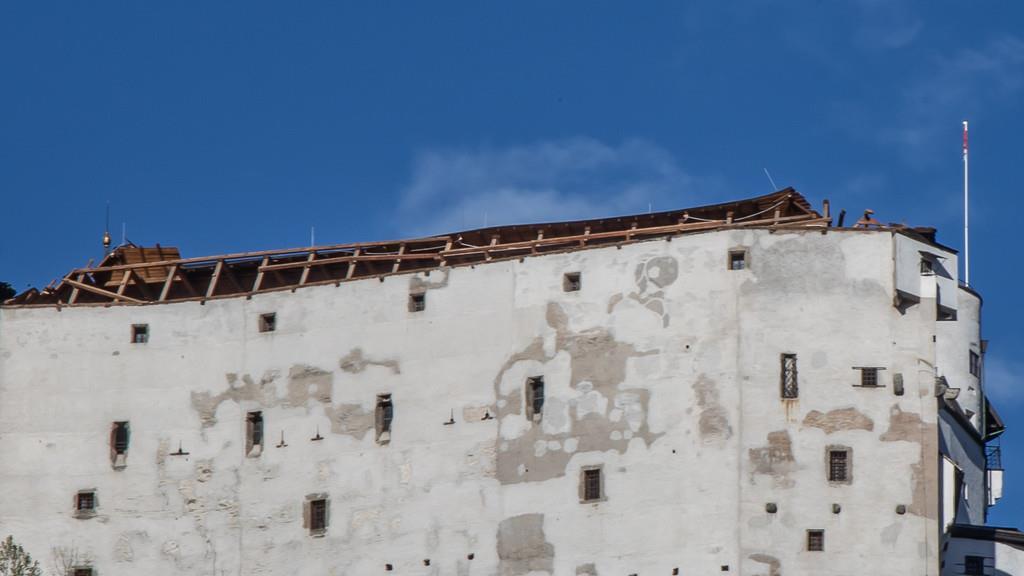 Sturm beschädigt Festung II