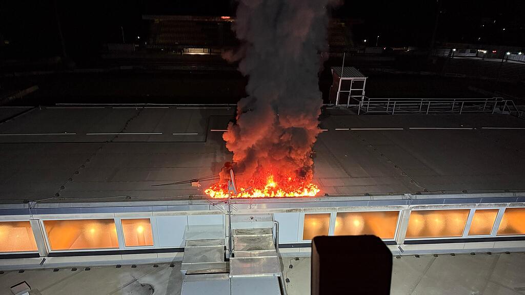 BRAND IN LAVANTTAL-ARENA