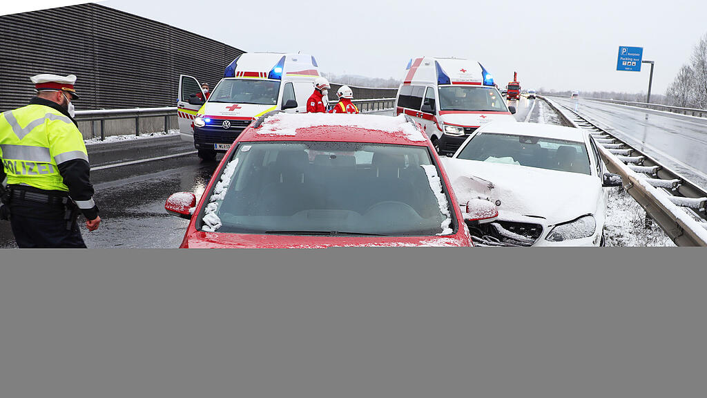 Unfallserie auf Welser Autobahn