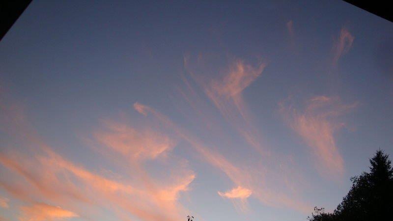 Herbstlicher Sonnenuntergang