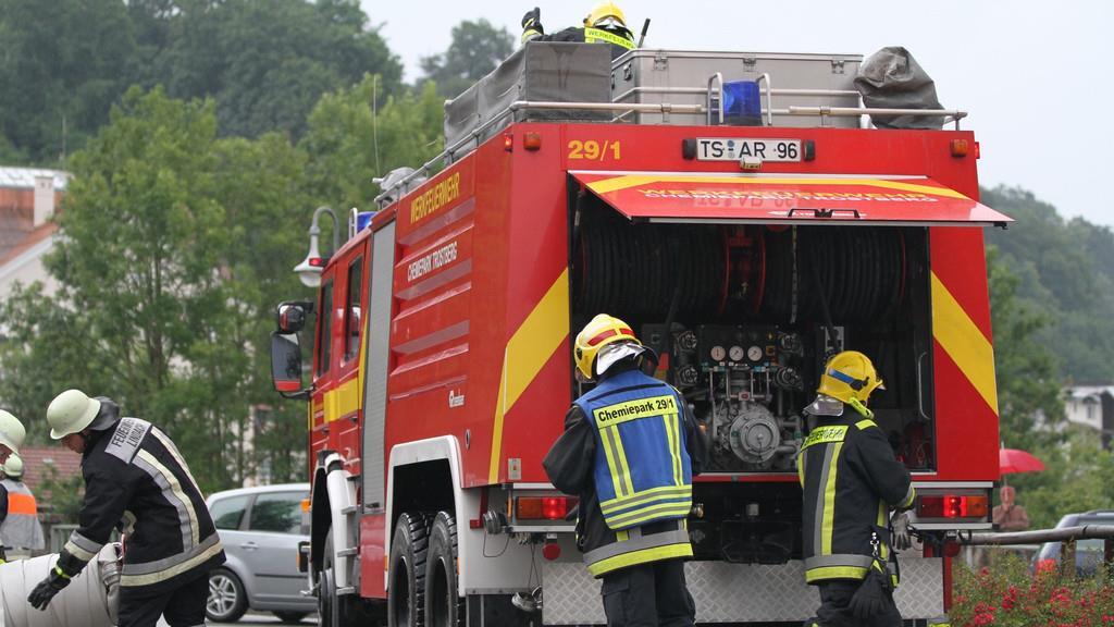 Feuerwehrübung in Trostberg