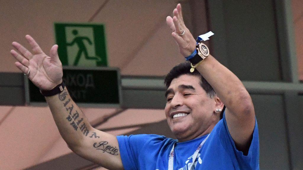 Maradona bei der WM 2018