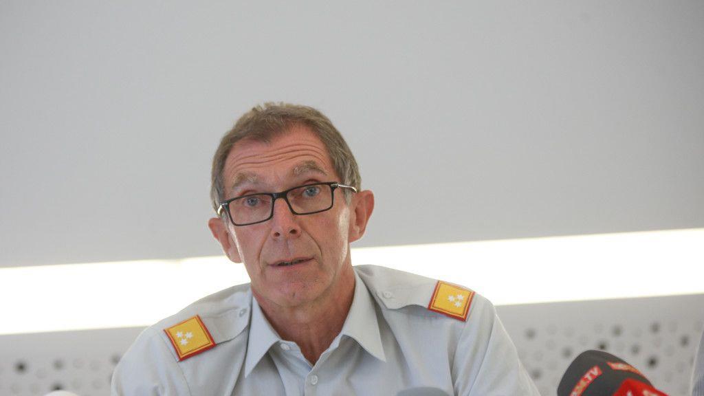 Pressekonferenz nach Sturmunglück
