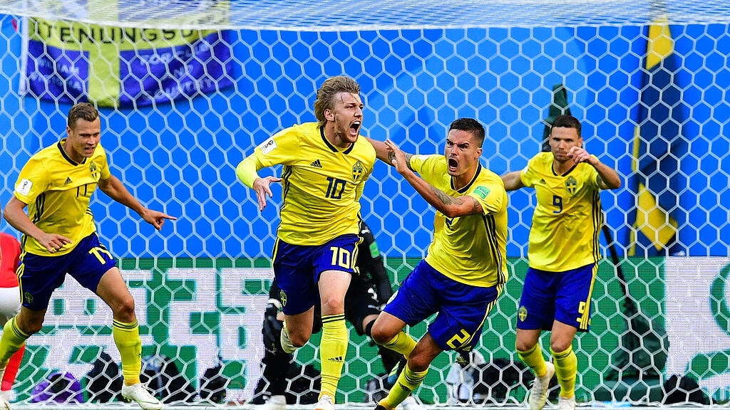 Schweden bezwingt die Schweiz und steht im WM-Viertelfinale.