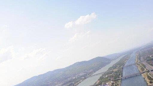 Donauinselfest 2014: Fotos aus dem Hubschrauber