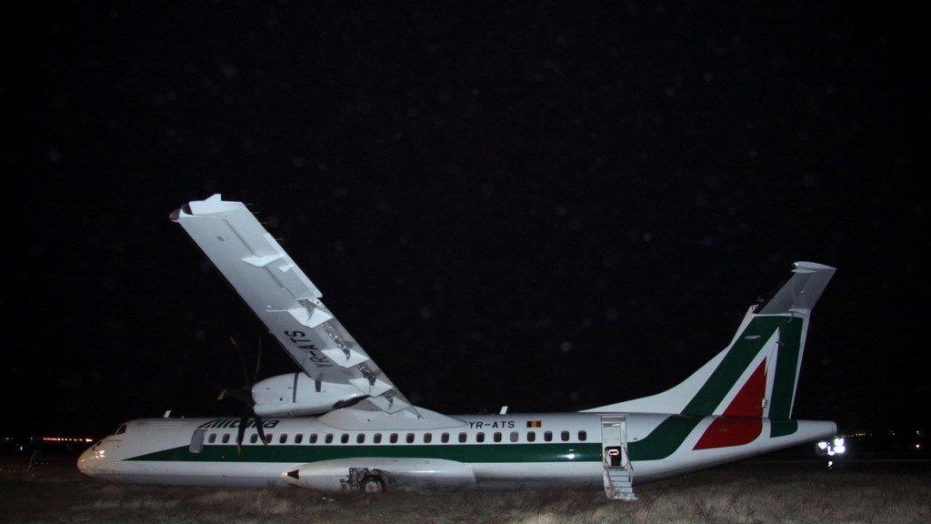 Carpatair-Bruchlandung in Rom