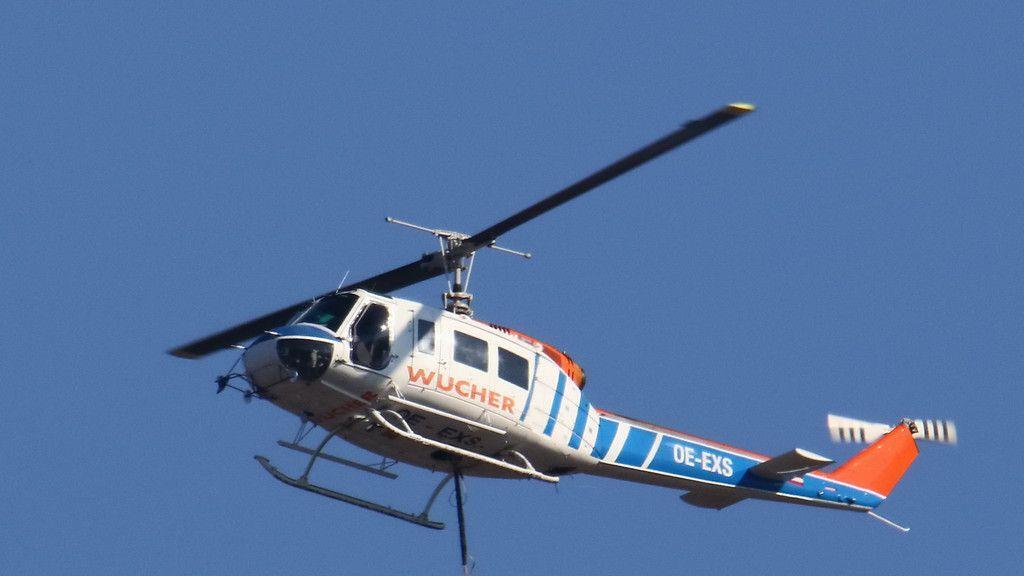 Hubschraubereinsatz am Kapuzienerberg