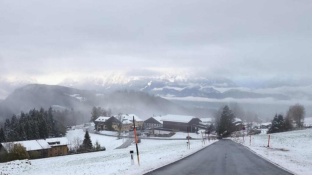 Wintereinbruch Gaisberg