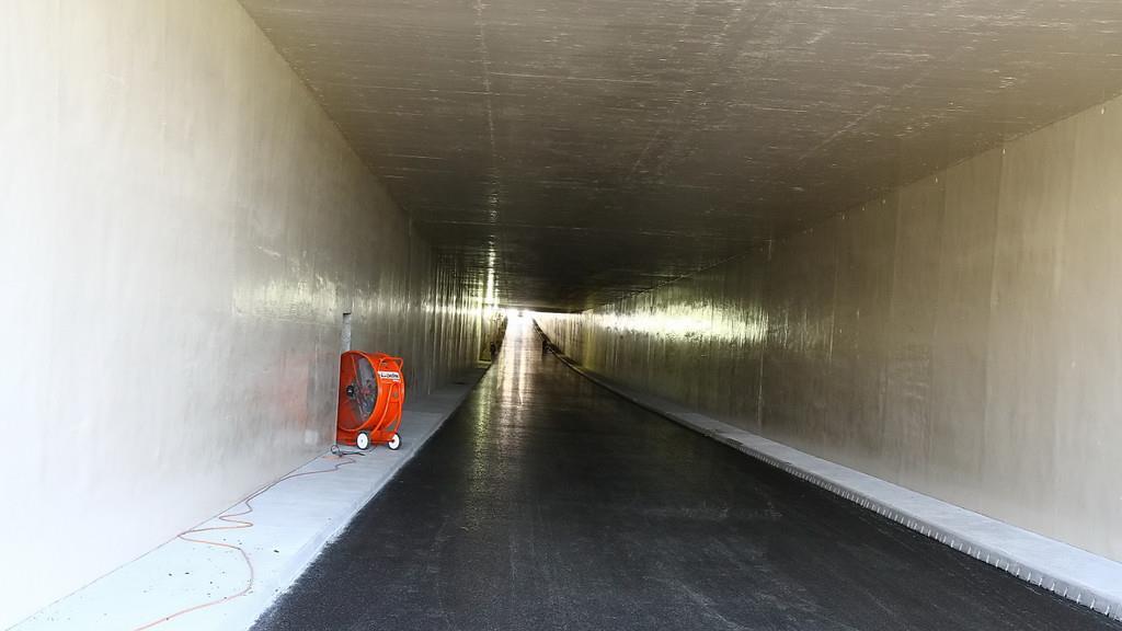 Flughafentunnel: Ende der zweiten Bauphase