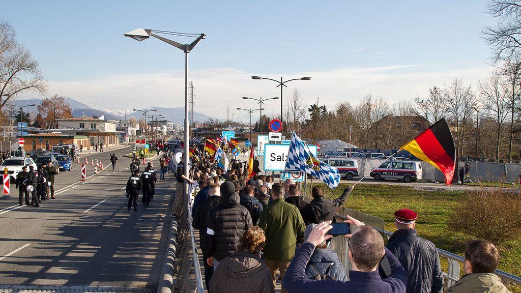 Demo von "Wir sind Grenze"