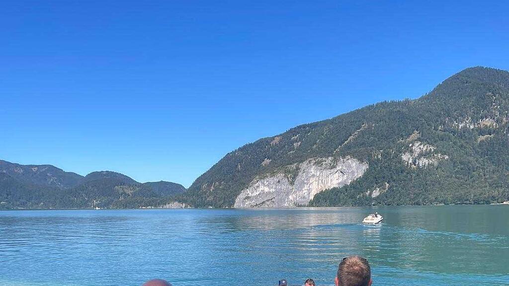 Bootsbergung am Wolfgangsee