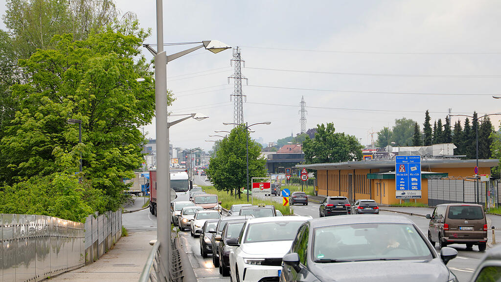 Grenzkontrollen an Grenze in Freilassing