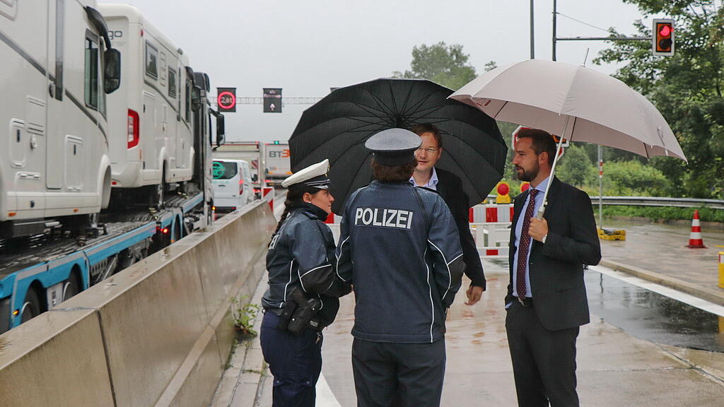 Dritte Spur Grenzübergang Walserberg