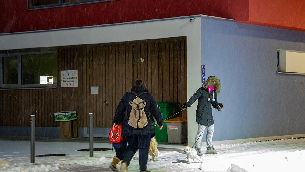 Erster Schnee in Salzburg